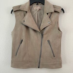Philosophy Faux Suede Vest Size XS